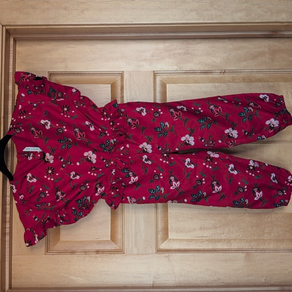 JANIE & JACK Jumpsuit Floral Romper Ruffle